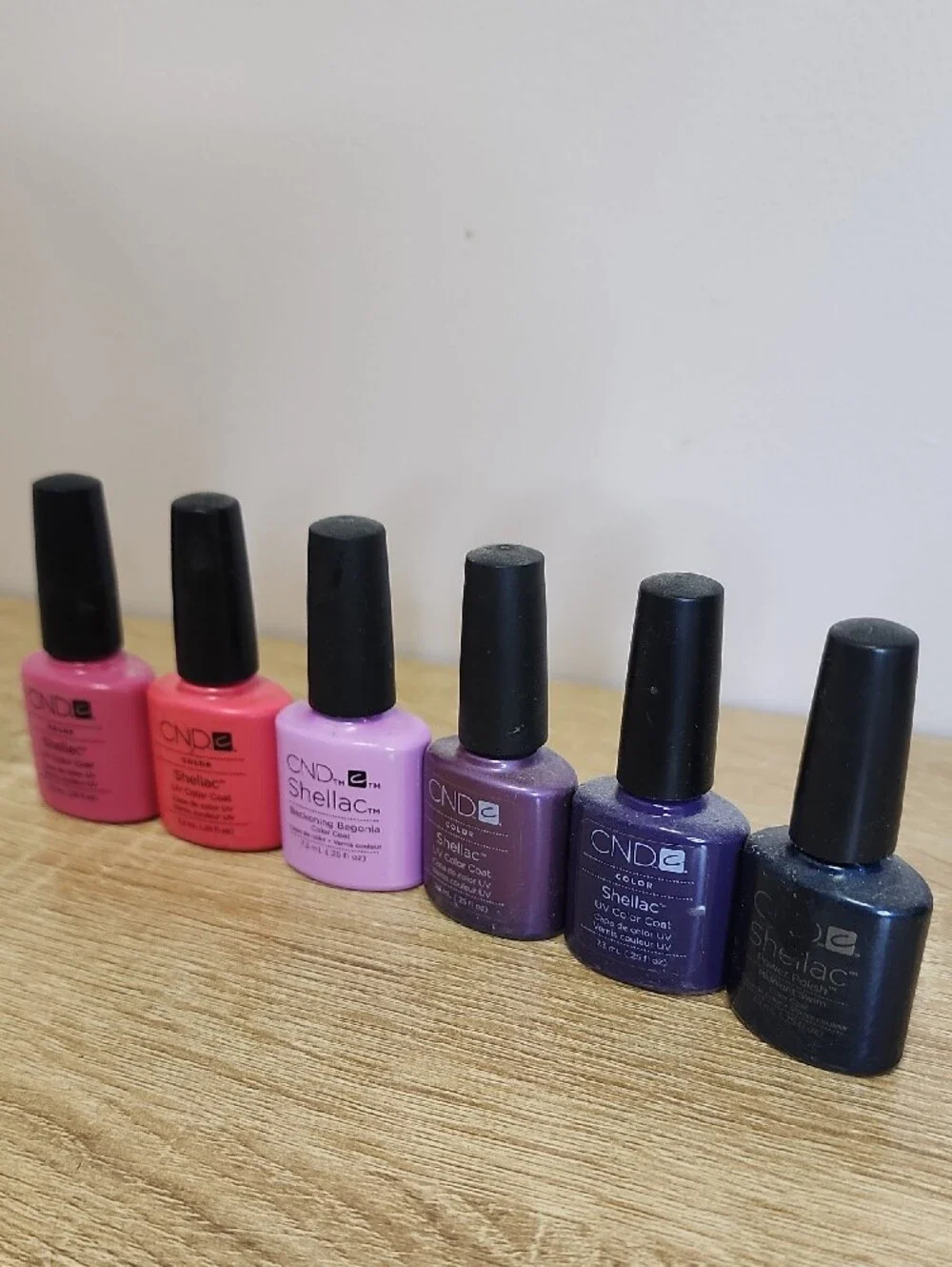 CND Shellac Women's Nail Color Set - Pink to Purple